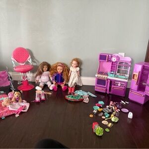 American Girl and Our Generation Doll Lot